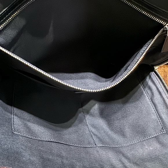 EUC VALENTINO GARAVANI X JAMIE REID APPLIQUÉ SLOGAN CLUTCH and dust bag UNISEX - Picture 12 of 14